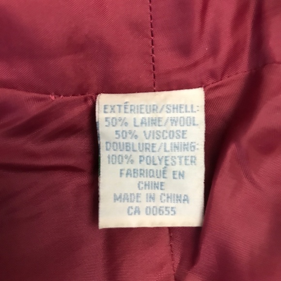 Smart set -Grey, Black & Pink Wool Blend Plaid Patern Skirt - Picture 8 of 8